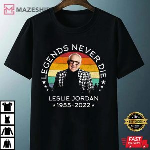 Leslie Jordan RIP 1955 2022 Legends Never Die Vintage T Shirt 1