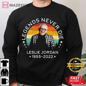 Leslie Jordan RIP 1955 2022 Legends Never Die Vintage T Shirt 4
