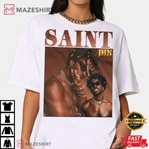 SAINt JHN Rap Hip Hop 90s Vintage T Shirt 3