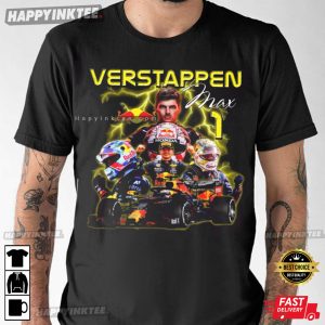 Max Verstappen F1 Formula One Racing 2022 World Champion T Shir 1