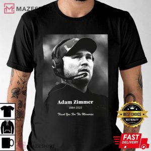 Adam Zimmer Coach RIP Rest In Peace 1984 2022 Thanks For The Memories