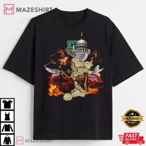 Migos Takeoff RIP Quavo Offset Merch Rapper Vintage T Shirt 1