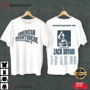 American Heartbreak Tour 2022 Zach Bryan 90s T-Shirt
