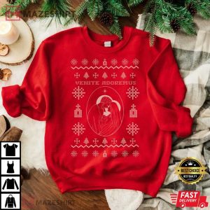 Christmas Catholic Venite Adoremus Unisex T Shirt 3