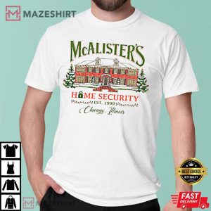 McAlisters Home Security Home Alone Christmas Xmas Gift T Shi 4
