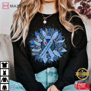 Daisy Sunflower Type T1D T2D Diabetic Diabetes Awareness T Shirt 3