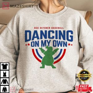 Dancing On My Own Philadelphia Phillies Phanatic Red October Baseball T 3
