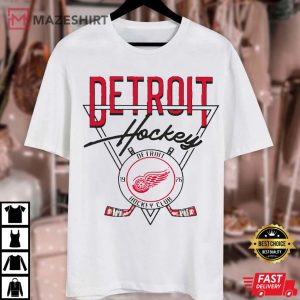 Detroit Red Wings Hockey Vintage T Shirt 2