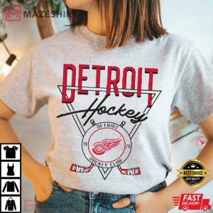 Detroit Red Wings Hockey Vintage T Shirt 3