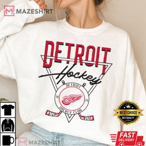 Detroit Red Wings Hockey Vintage T Shirt 4