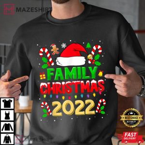 Family Matching Costume Family Christmas 2022 Xmas T Shirt 2