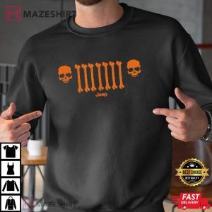 Jeep Bone Grille Orange Trending Unisex T Shirt 1