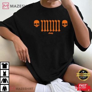 Jeep Bone Grille Orange Trending Unisex T Shirt 3