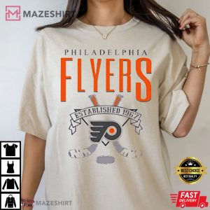 Philadelphia Flyers Hockey Vintage T Shirt 1