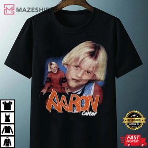 Vintage Young Aaron Carter RIP Thank You For The Memories T 1