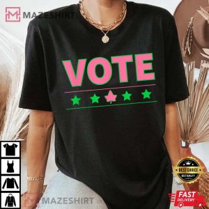 Alpha Kappa Alpha AKA Sorority Vote T Shirt 1