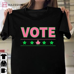 Alpha Kappa Alpha AKA Sorority Vote T Shirt 2