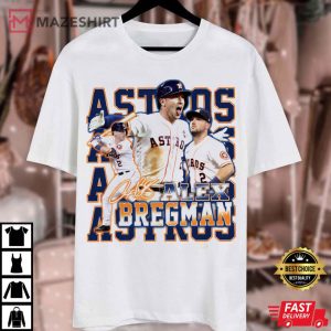 Alex Bregman Houston Astros World Series 2022 Baseball T Shirt 1