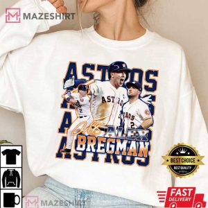 Alex Bregman Houston Astros World Series 2022 Baseball T Shirt 2