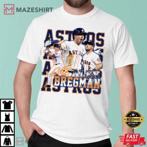 Alex Bregman Houston Astros World Series 2022 Baseball T Shirt 3