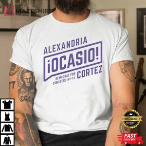 Elon Musk Alexandria Ocasio Cortez AOC For Congress Periwinkle Supporter 1