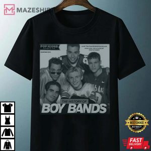 The History Of Boy Bands Vintage Young Aaron Carter RIP T Shirt 4