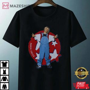 Vintage 1997 Aaron Carter Thank You For The Memories T Shirt 1