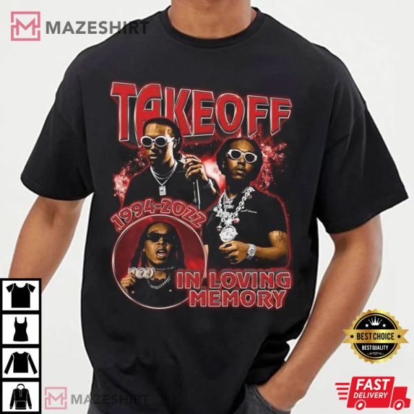 Vintage Takeoff Rest In Peace RIP 1994-2022 Quavo Offset Rapper Best T ...