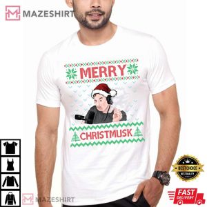 Funny Elon Musk Ugly Christmas T Shirt 3