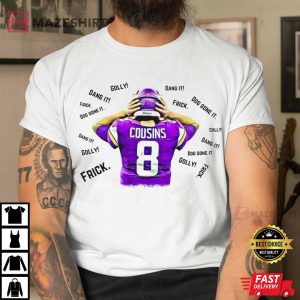 Minnesota Vikings Kirk Cousins T-Shirt