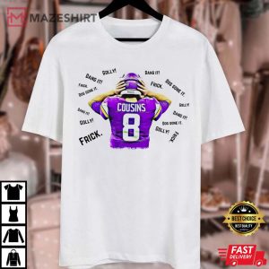 Minnesota Vikings Kirk Cousins T-Shirt