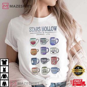 Mugs of Stars Hollow Annual Events T Shirt 1