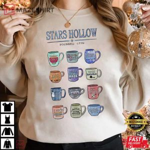 Mugs of Stars Hollow Annual Events T Shirt 4