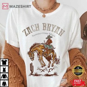Zach Bryan Summertime Blues Tour 2022 T Shirt 1