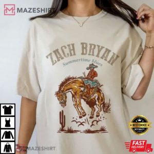 Zach Bryan Summertime Blues Tour 2022 T Shirt 2