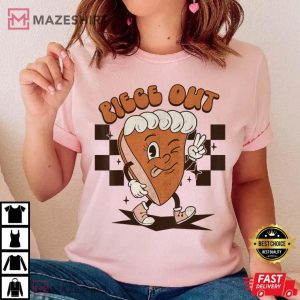 Groovy Pumpkin Pie Retro Thanksgiving T-Shirt