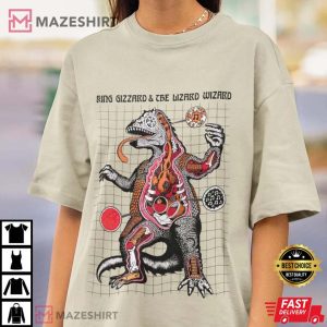 Chunky Shrapnel King Gizzard The Lizard Wizard T Shirt 4