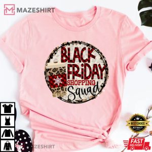 Black Friday Shopping Squad Funny T Shirt 1