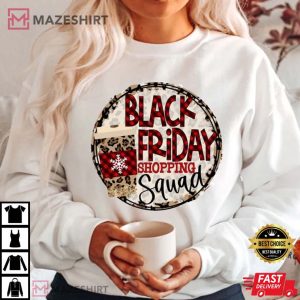 Black Friday Shopping Squad Funny T Shirt 4