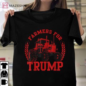 Farmers For Trump 2024 Election Farming T Shirt 1