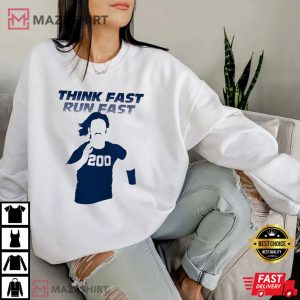 Chad Powers Think Fast Run Fast T Shirt 1