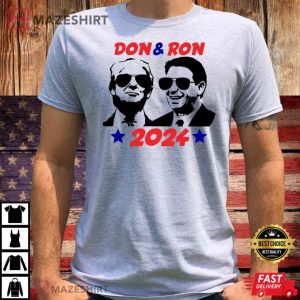 Don Ron 2024 Shirt Trump Desantis 2024 T Shirt 1
