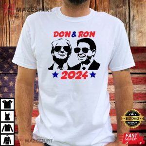 Don Ron 2024 Shirt Trump Desantis 2024 T Shirt 2