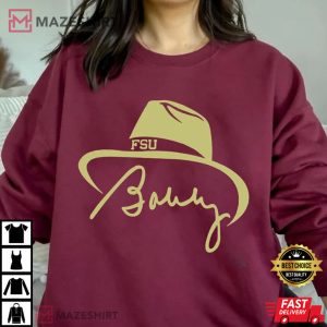 Florida State University Bobby Bowden Hat T Shirt 1