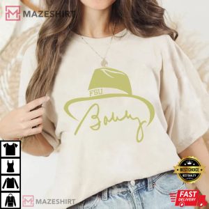 Florida State University Bobby Bowden Hat T Shirt 3