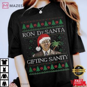 Ron DeSantis Ugly Christmas T Shirt 4