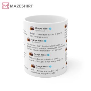 Kanyes Greatest Hits Twitter Edition Personalized Mug 1