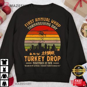 Thanksgiving Party Shirt Wkrp Thanksgiving Turkey Drop Shir