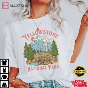 Yellowstone National Park Comfort Colors T Shirt 2
