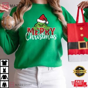 Merry Christmas Grinch T Shirt 2